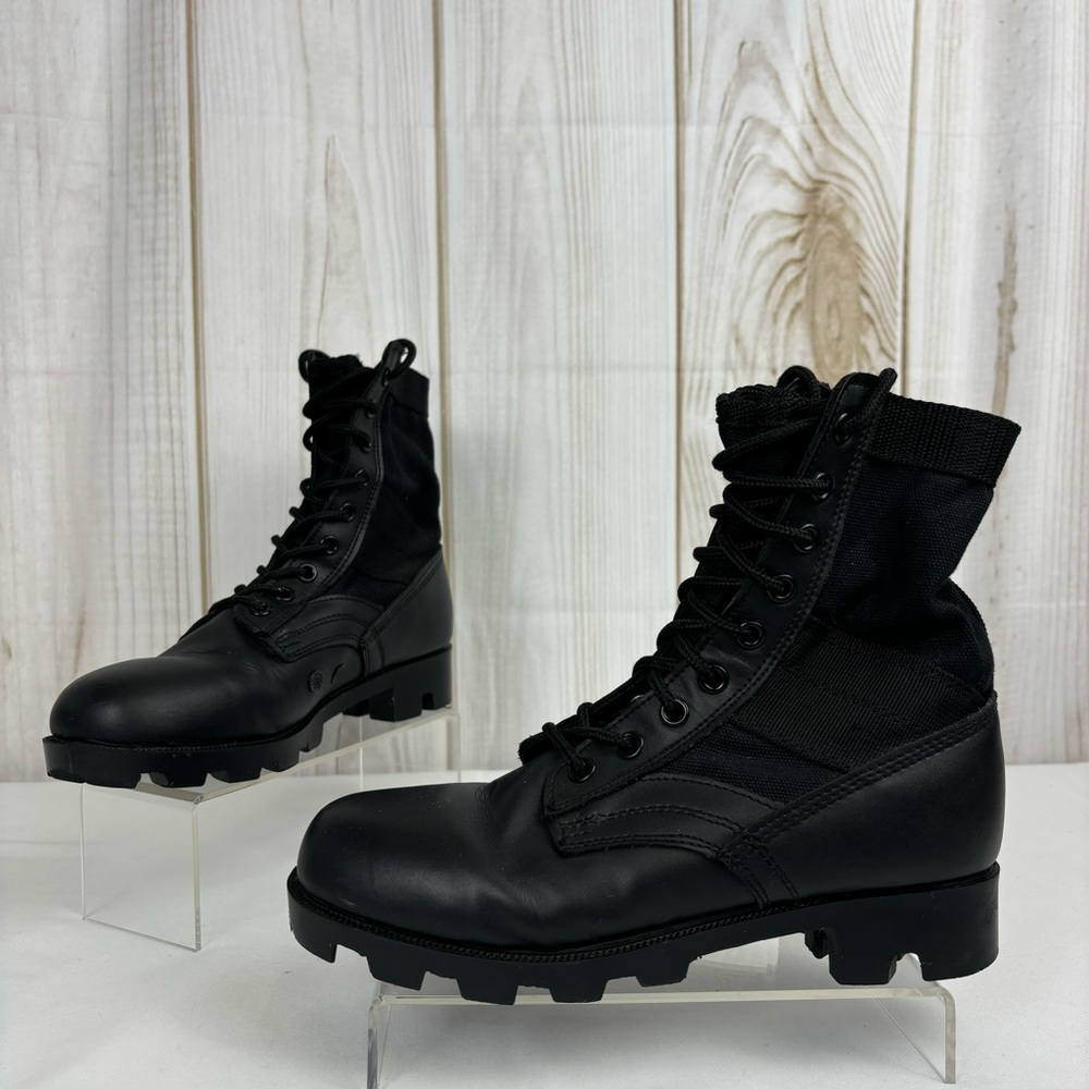 Rothco Boots Unisex Combat Tactical Work Active Hiking Canvas Boot Black Size 5R